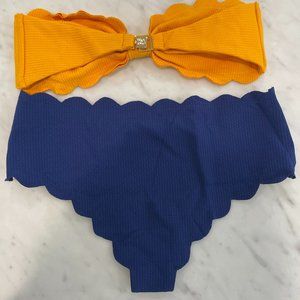 Marysia Swim Spring Bottom in Indigo (XS) - BOTTOMS only